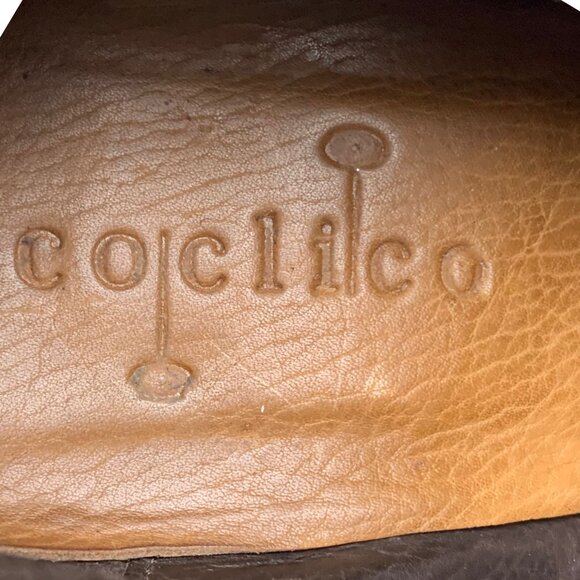 Coclico 24765 Black Leather Peep‎ Toe Ankle Wrap Heels - Picture 2 of 11